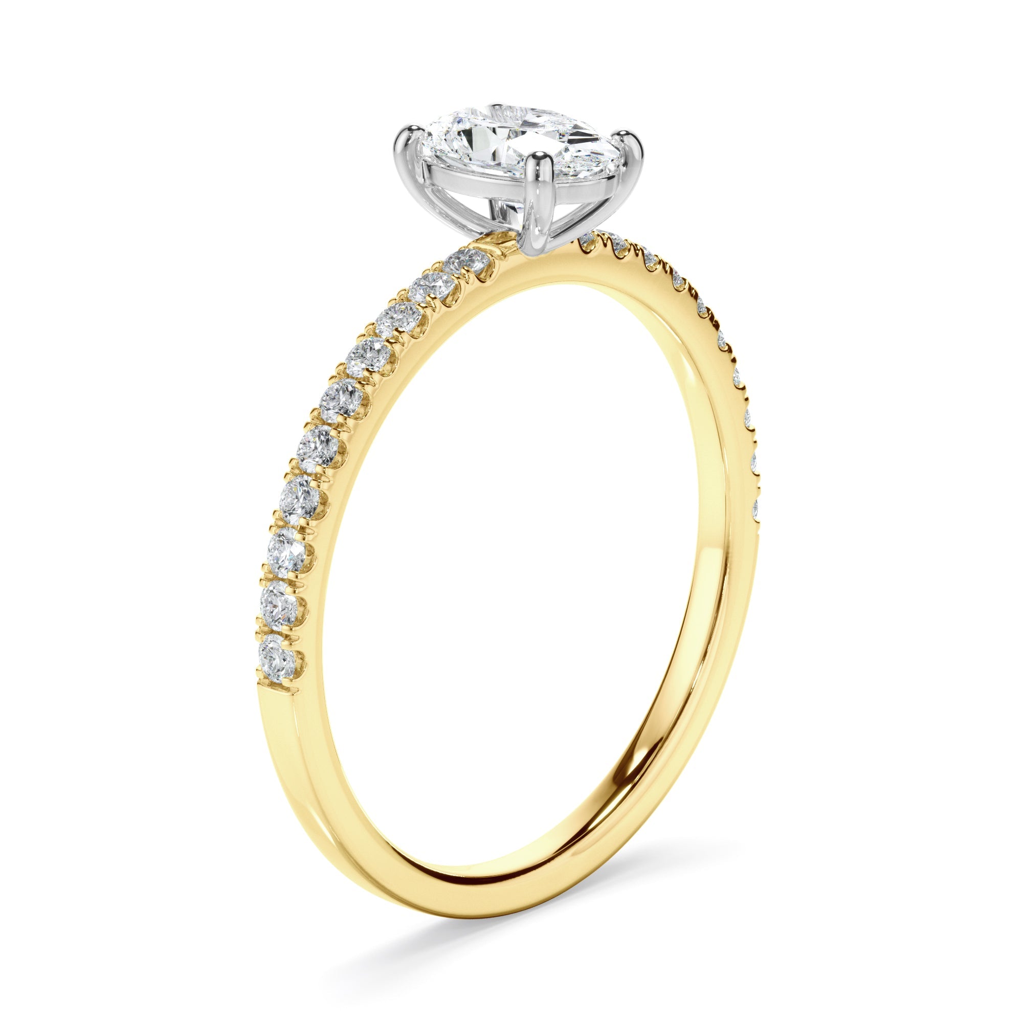 0.70ct Oval Cut Laboratory-Grown Diamond Ring