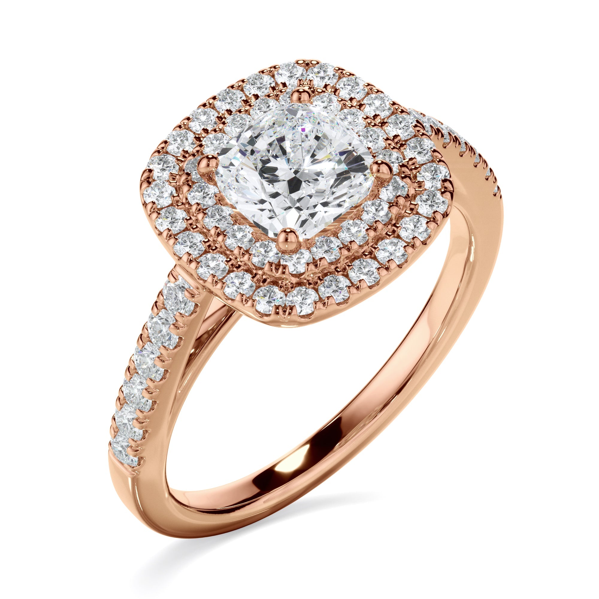 1.45ct Cushion Cut Laboratory-Grown Diamond Ring