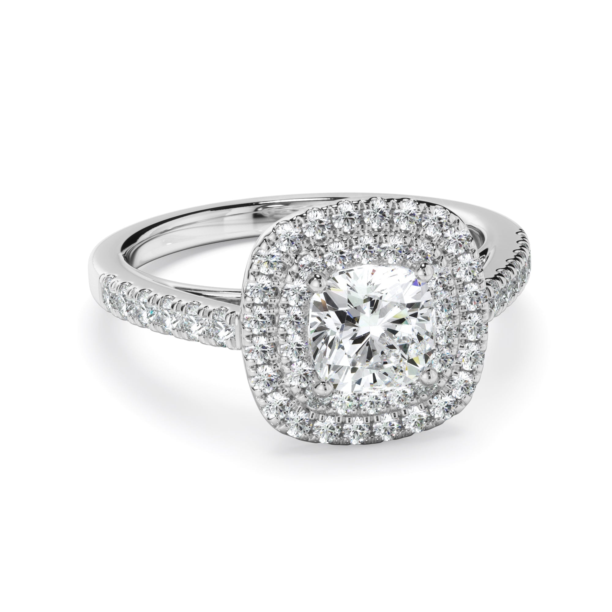 1.45ct Cushion Cut Laboratory-Grown Diamond Ring