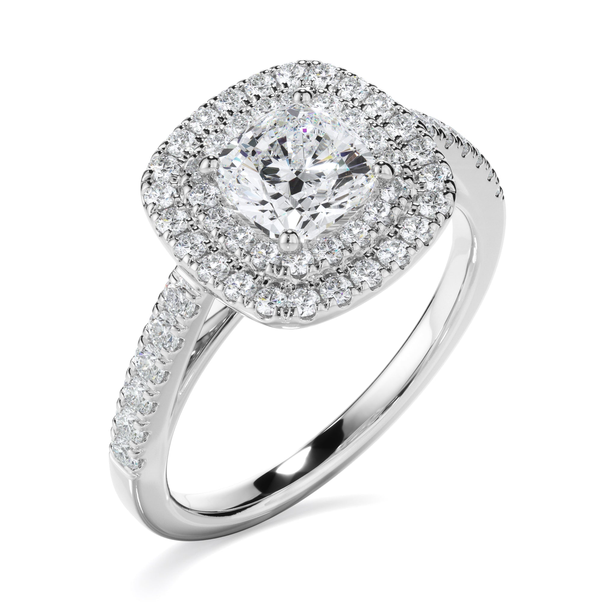 1.45ct Cushion Cut Laboratory-Grown Diamond Ring