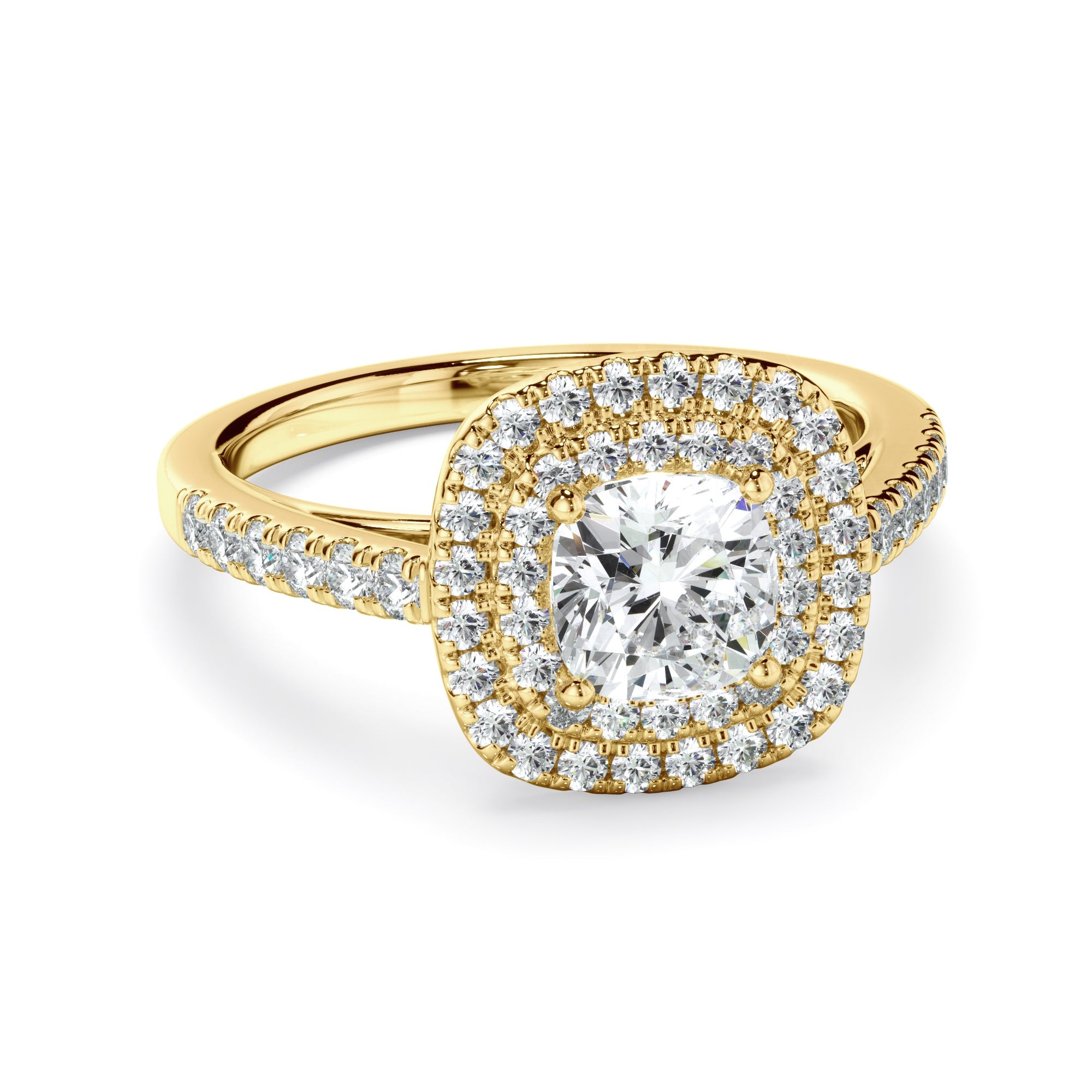 1.45ct Cushion Cut Laboratory-Grown Diamond Ring