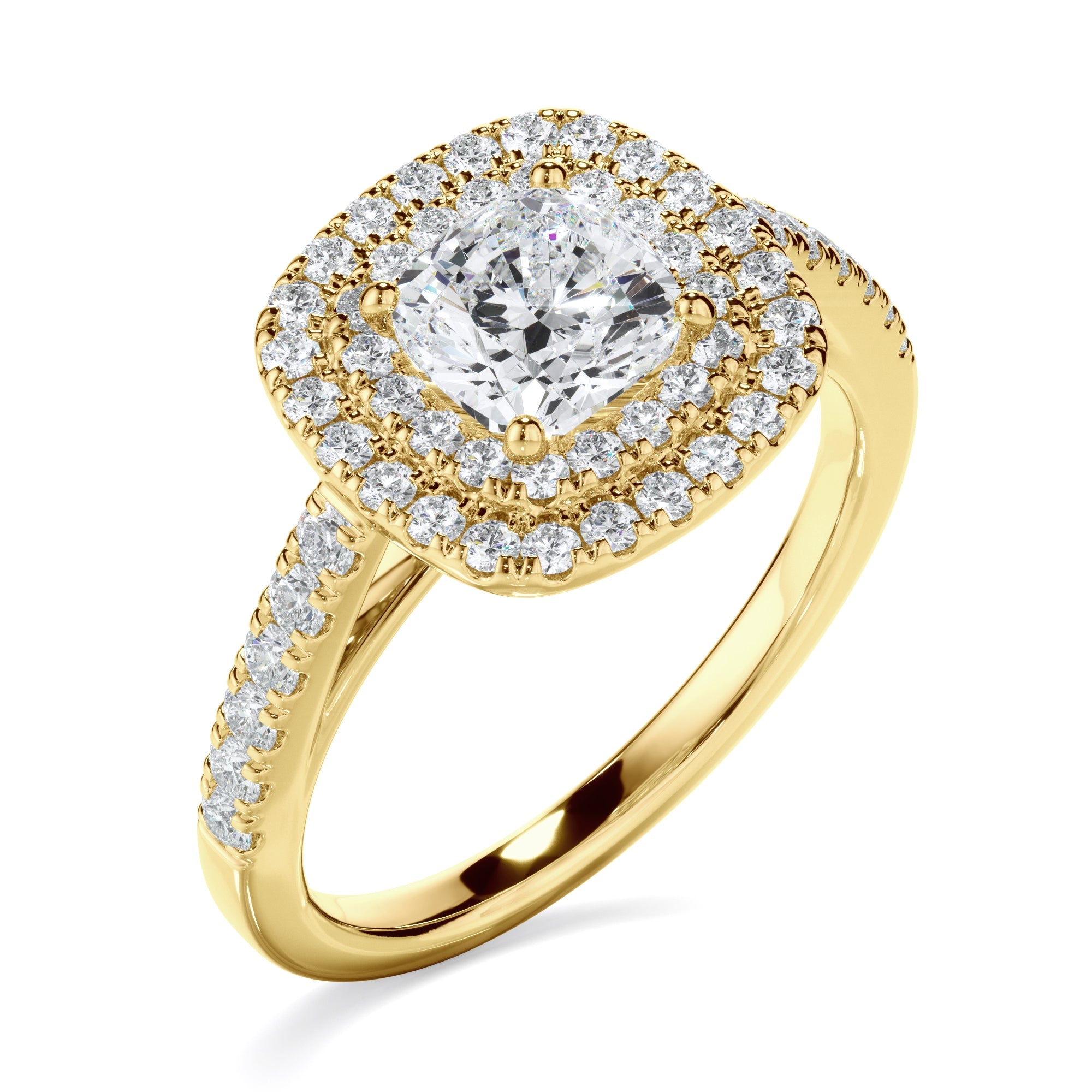 1.45ct Cushion Cut Laboratory-Grown Diamond Ring