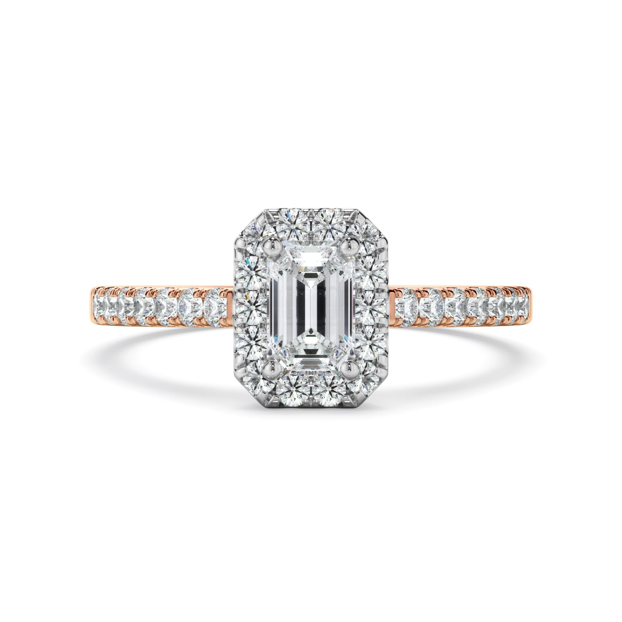 0.85ct Emerald Cut Laboratory-Grown Diamond Ring