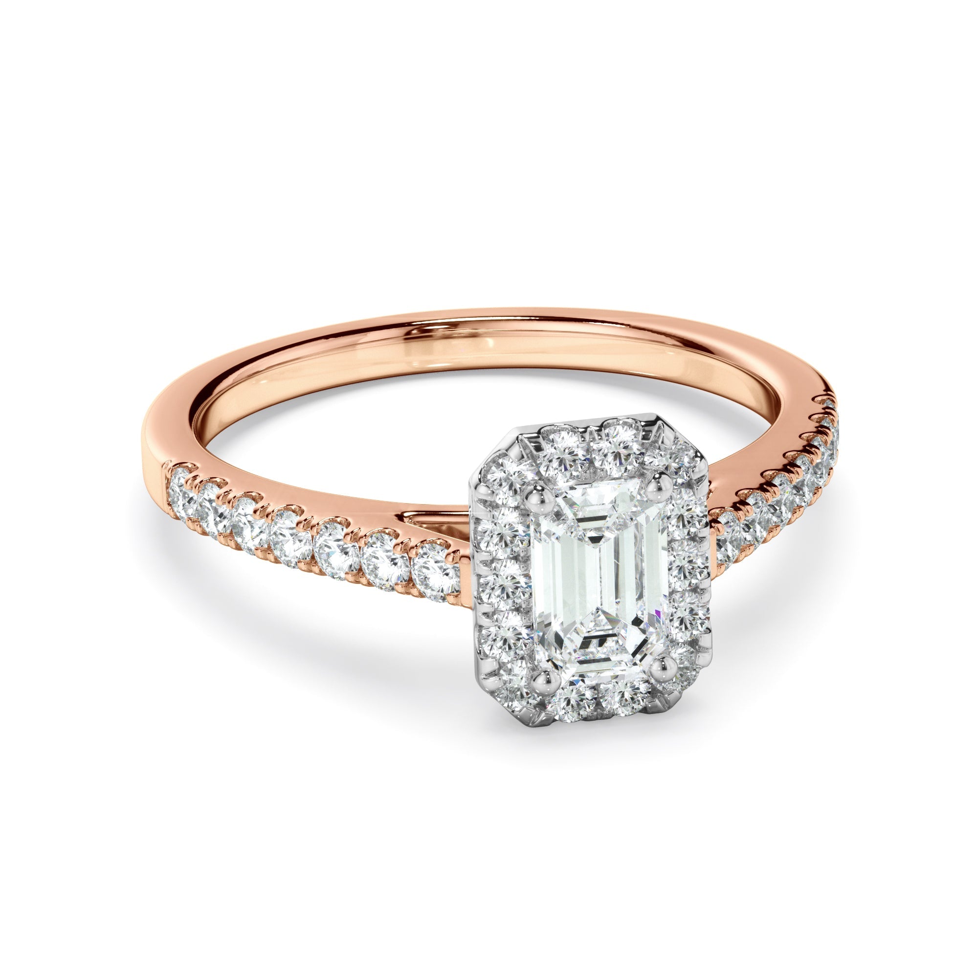 0.85ct Emerald Cut Laboratory-Grown Diamond Ring