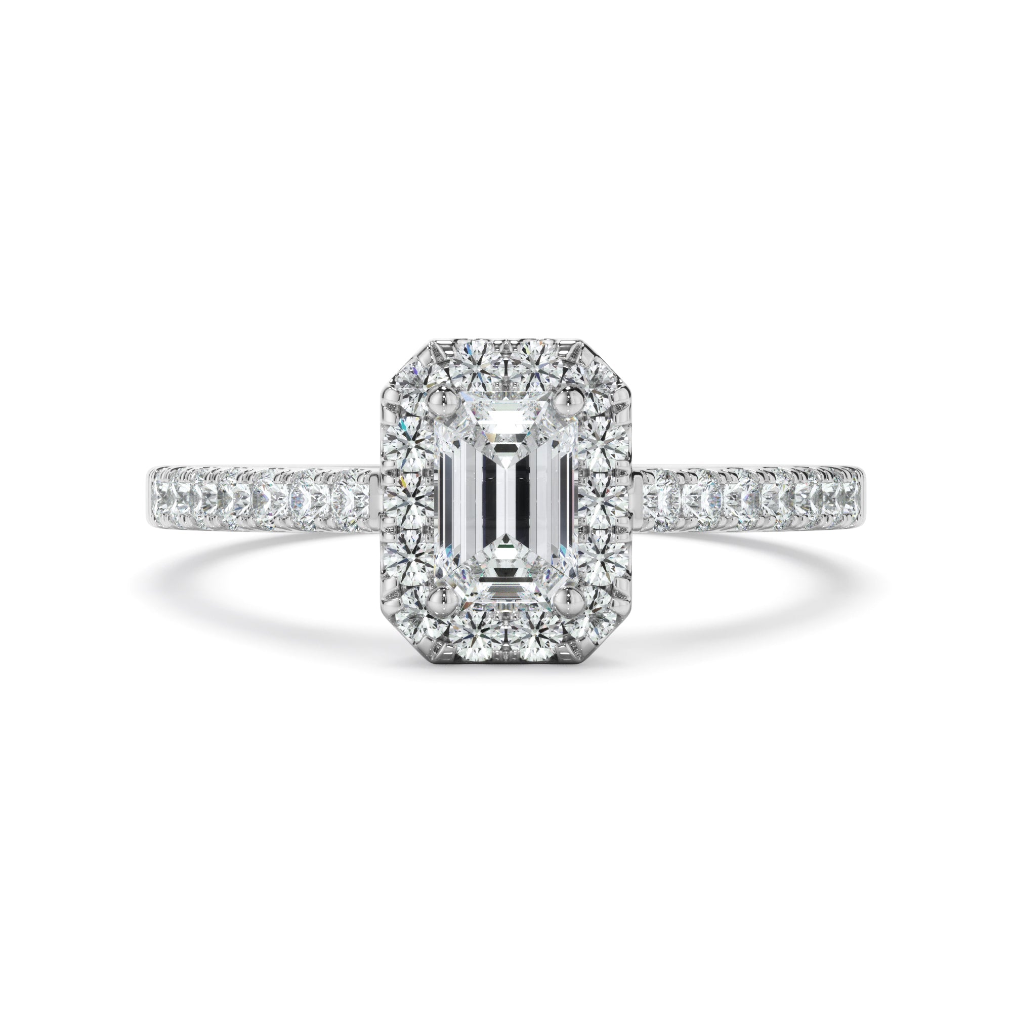 0.85ct Emerald Cut Laboratory-Grown Diamond Ring