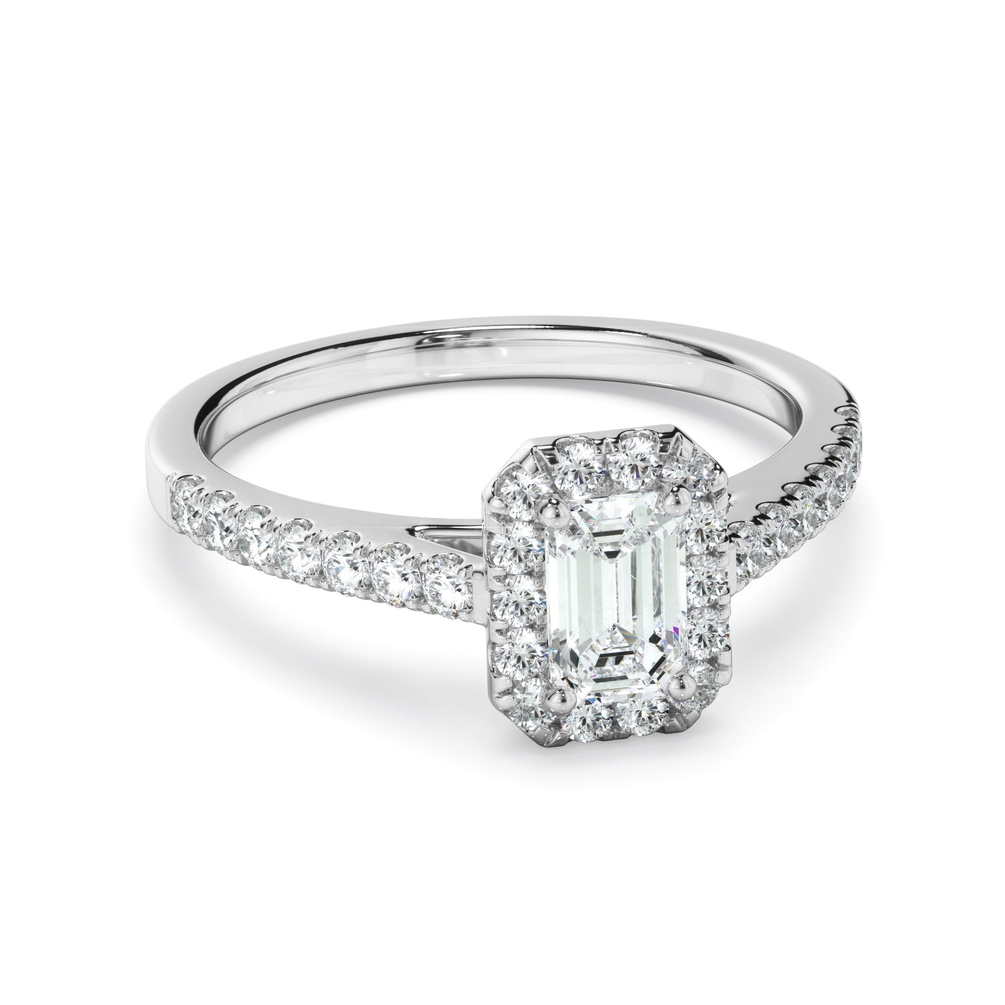 0.85ct Emerald Cut Laboratory-Grown Diamond Ring