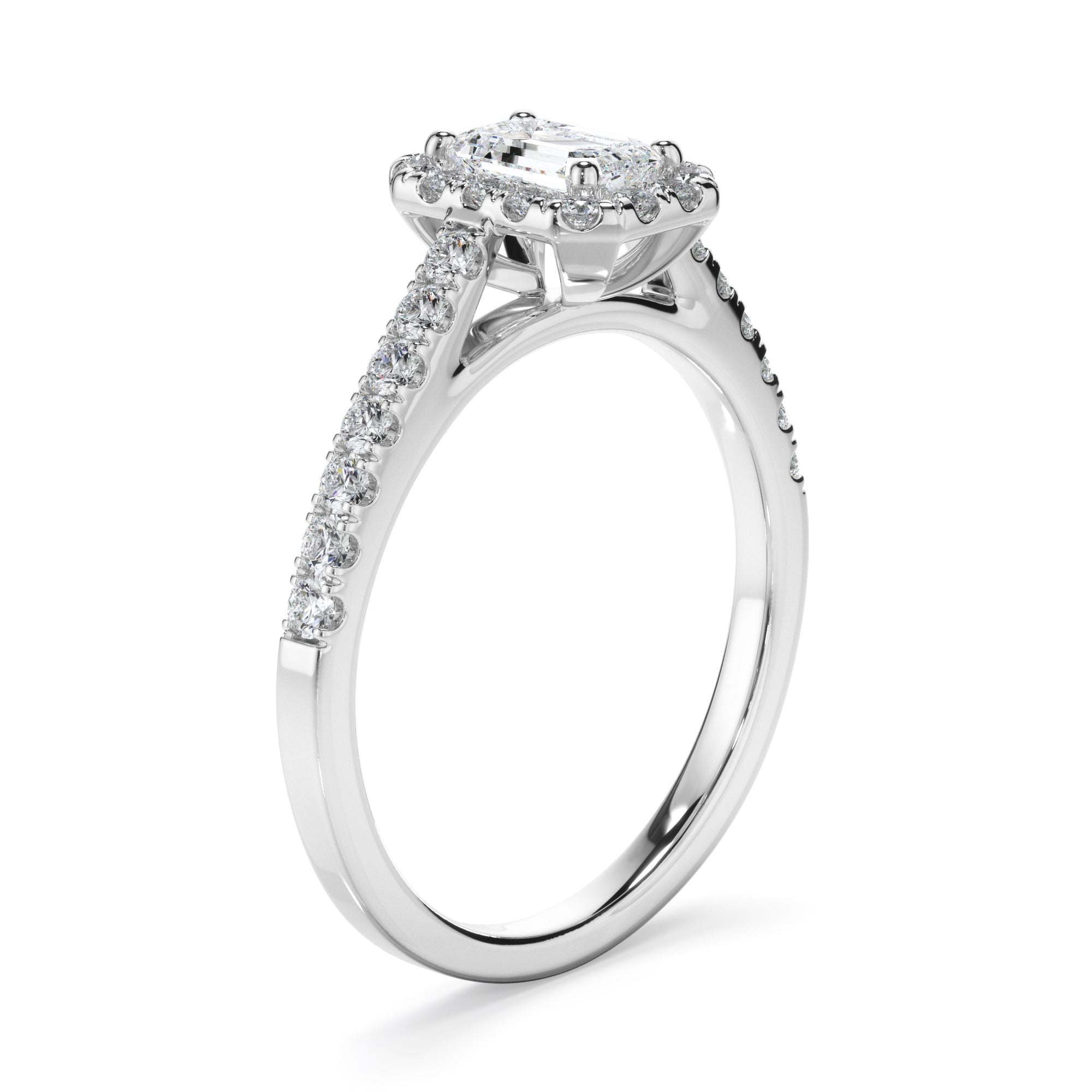 0.85ct Emerald Cut Laboratory-Grown Diamond Ring