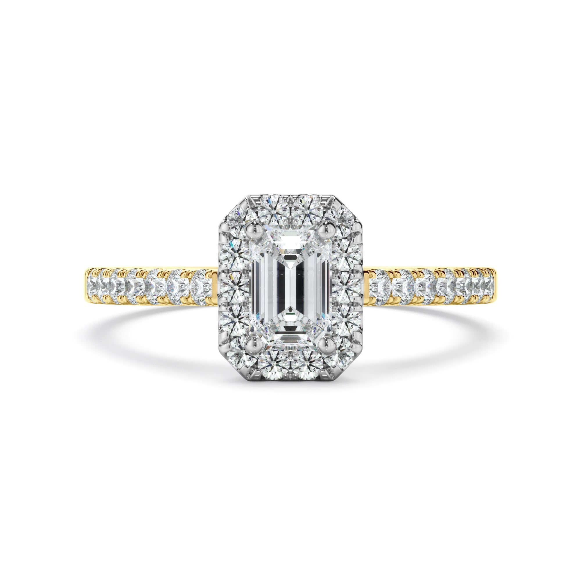 0.85ct Emerald Cut Laboratory-Grown Diamond Ring