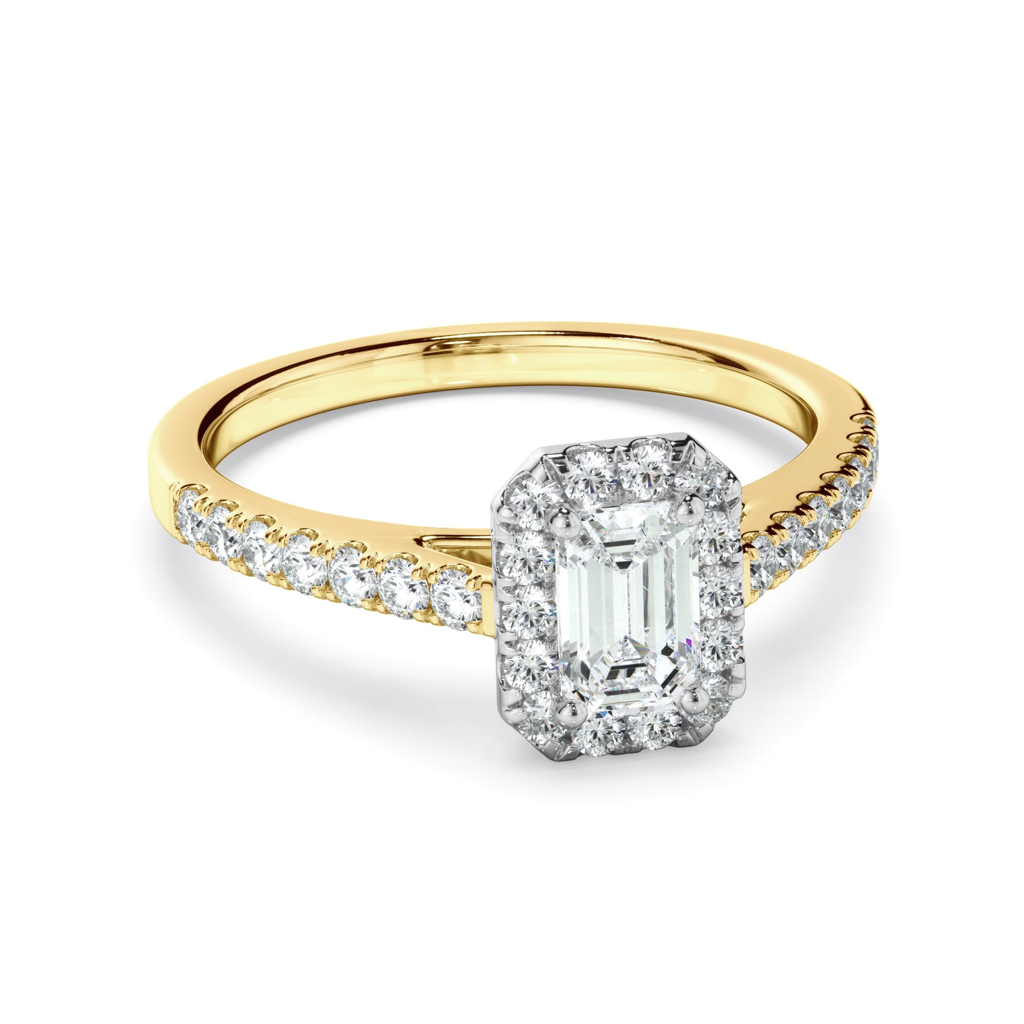 0.85ct Emerald Cut Laboratory-Grown Diamond Ring