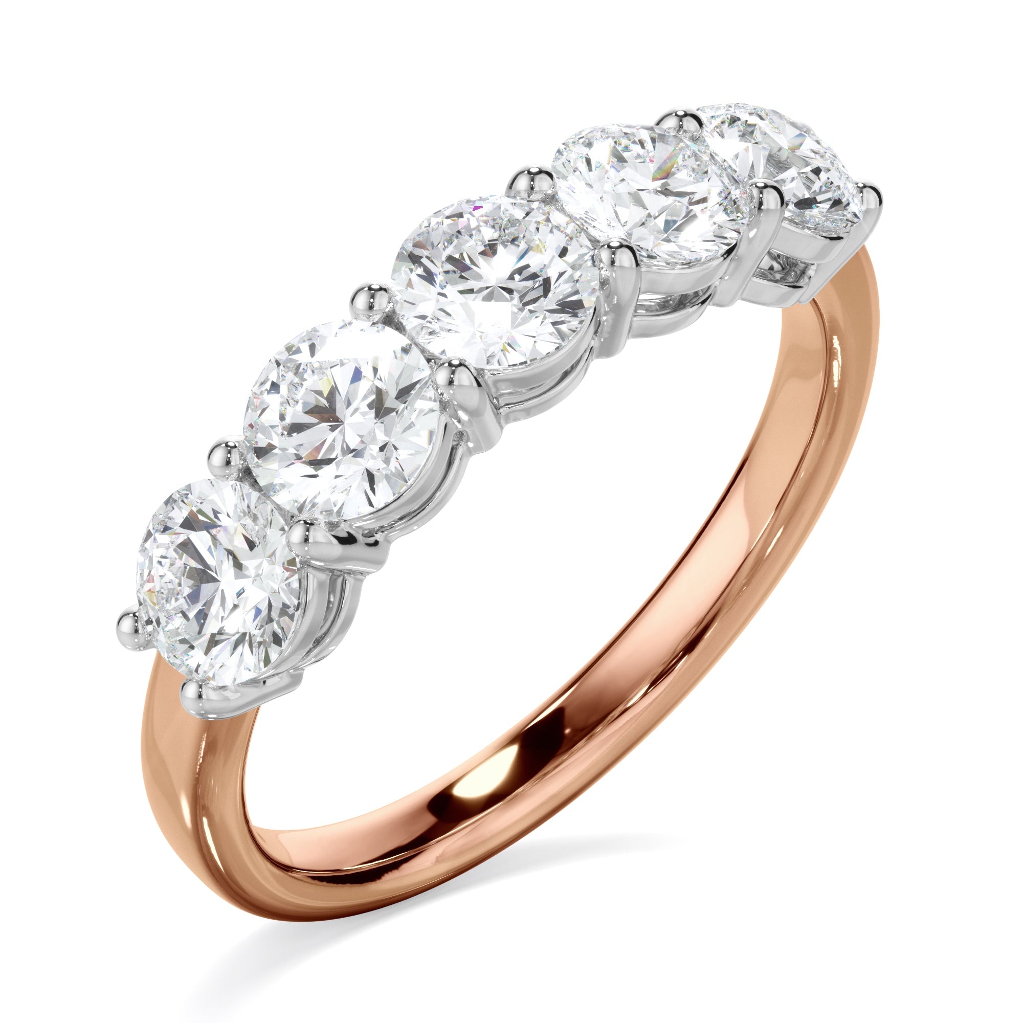 1.5ct Round Brilliant Cut Laboratory-Grown Diamond Anniversary Ring