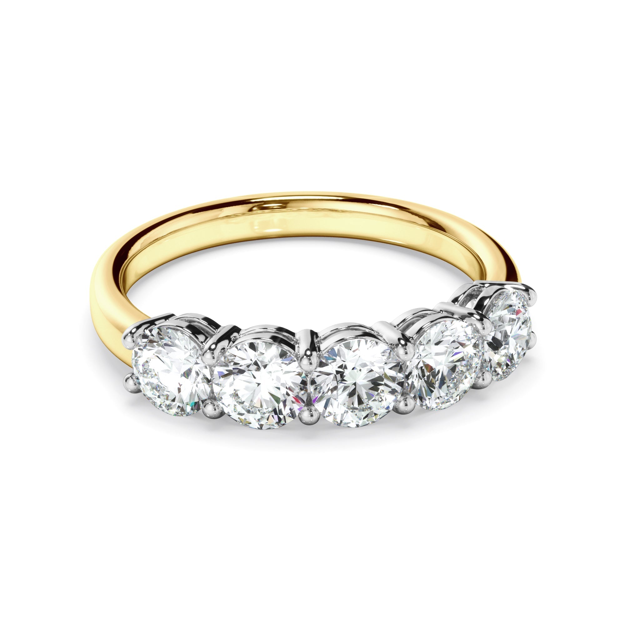 1.5ct Round Brilliant Cut Laboratory-Grown Diamond Anniversary Ring