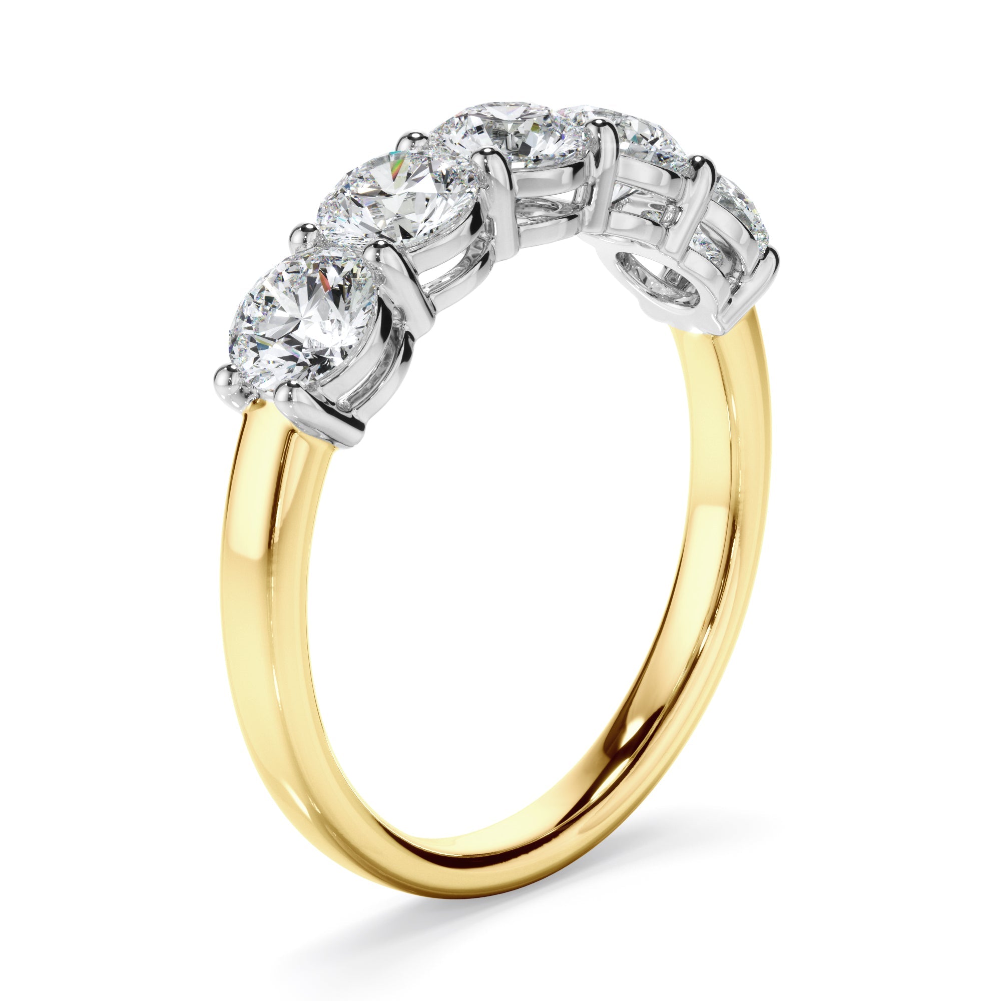 1.5ct Round Brilliant Cut Laboratory-Grown Diamond Anniversary Ring