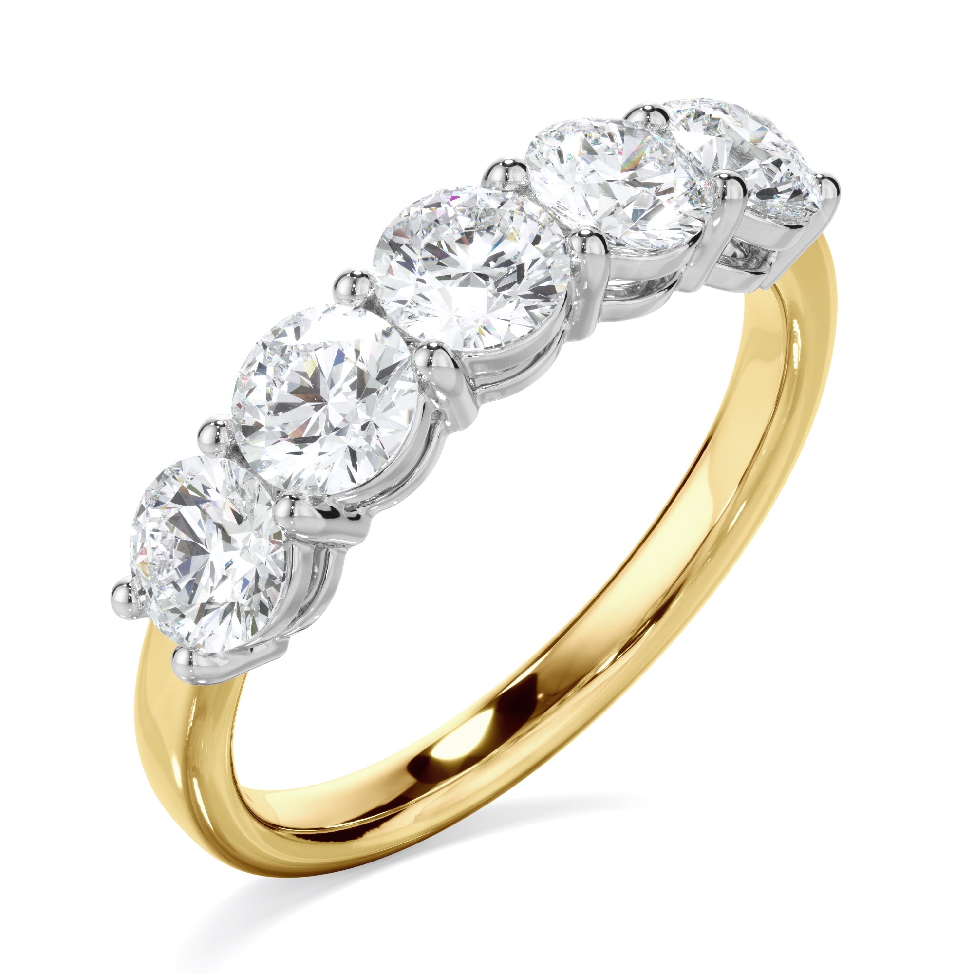 1.5ct Round Brilliant Cut Laboratory-Grown Diamond Anniversary Ring