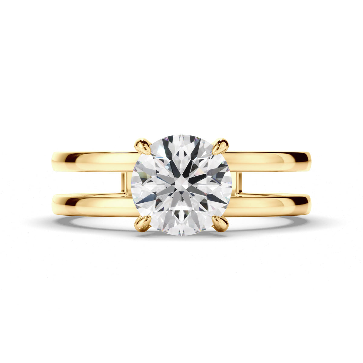 Round Brilliant Cut Diamond Solitaire Engagement Ring