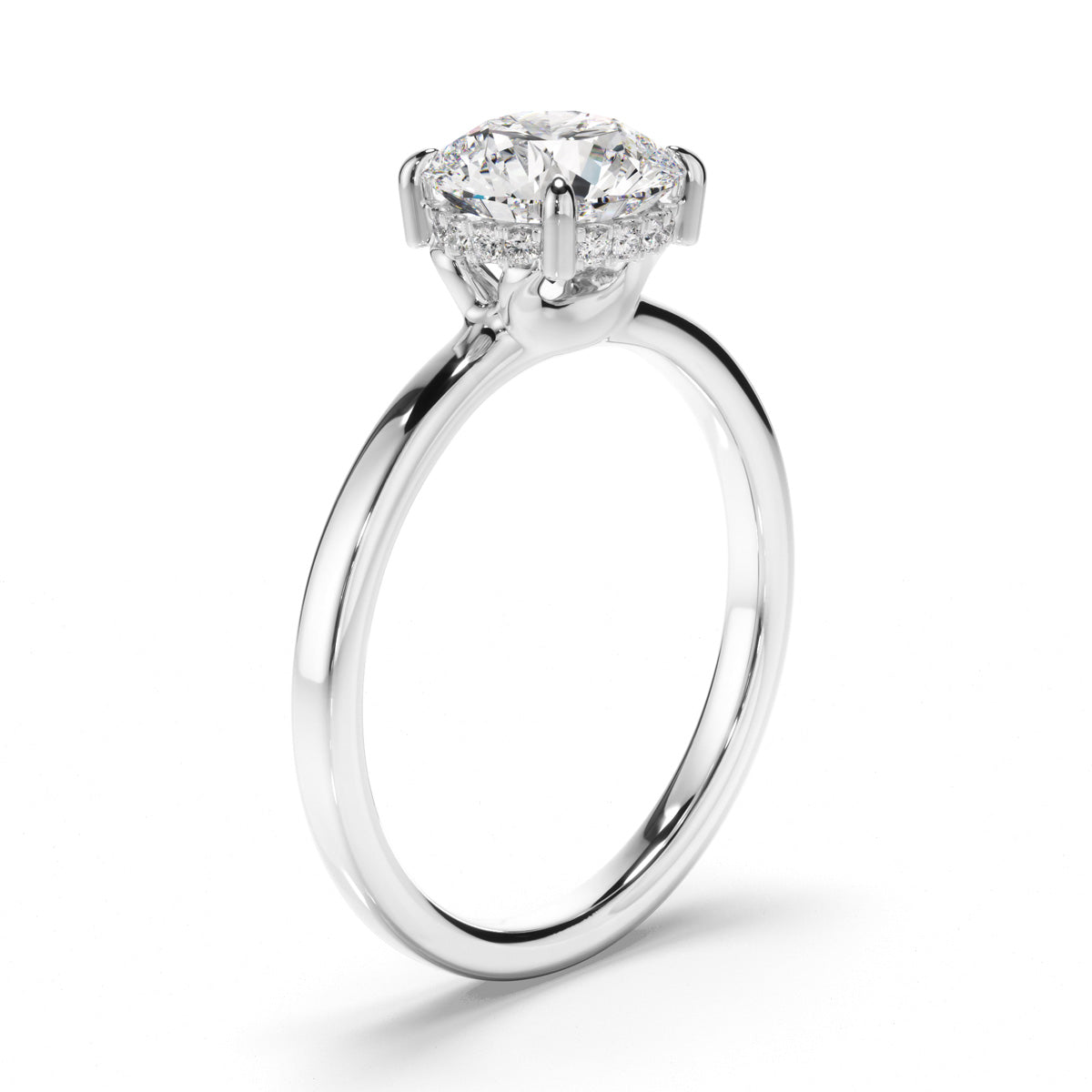 Round Brilliant Cut Diamond Engagement Ring