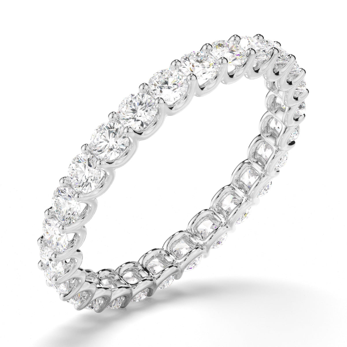 Round Brilliant Cut Diamond Anniversary Ring