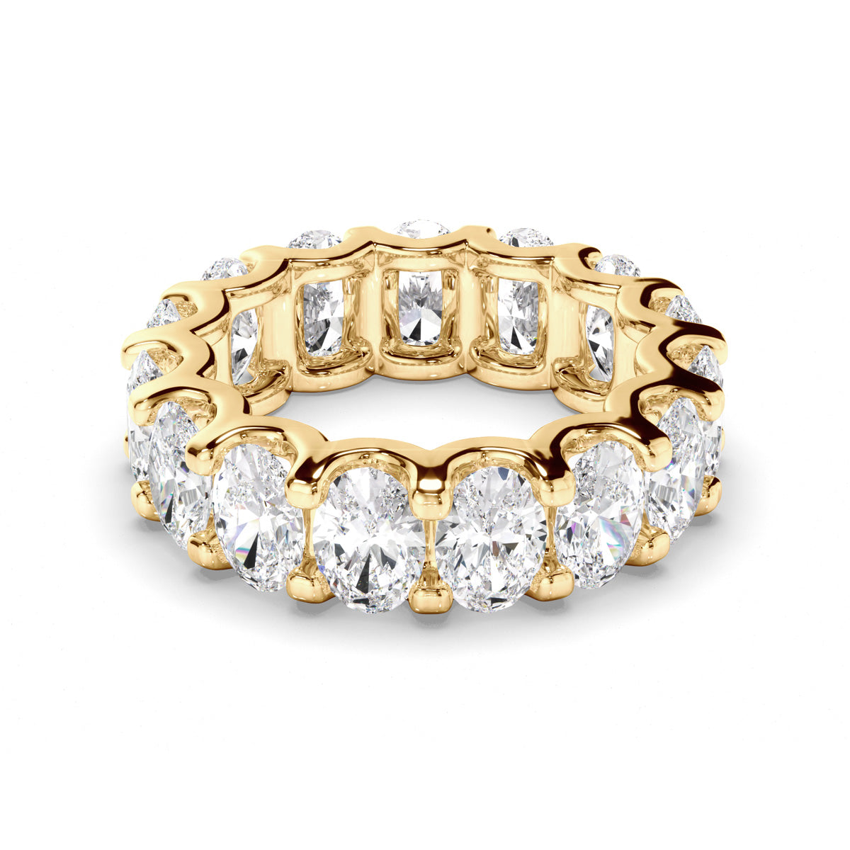 Oval Cut Diamond Anniversary Ring