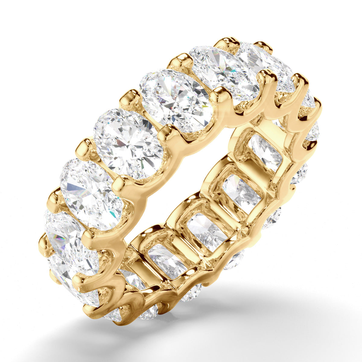 Oval Cut Diamond Anniversary Ring