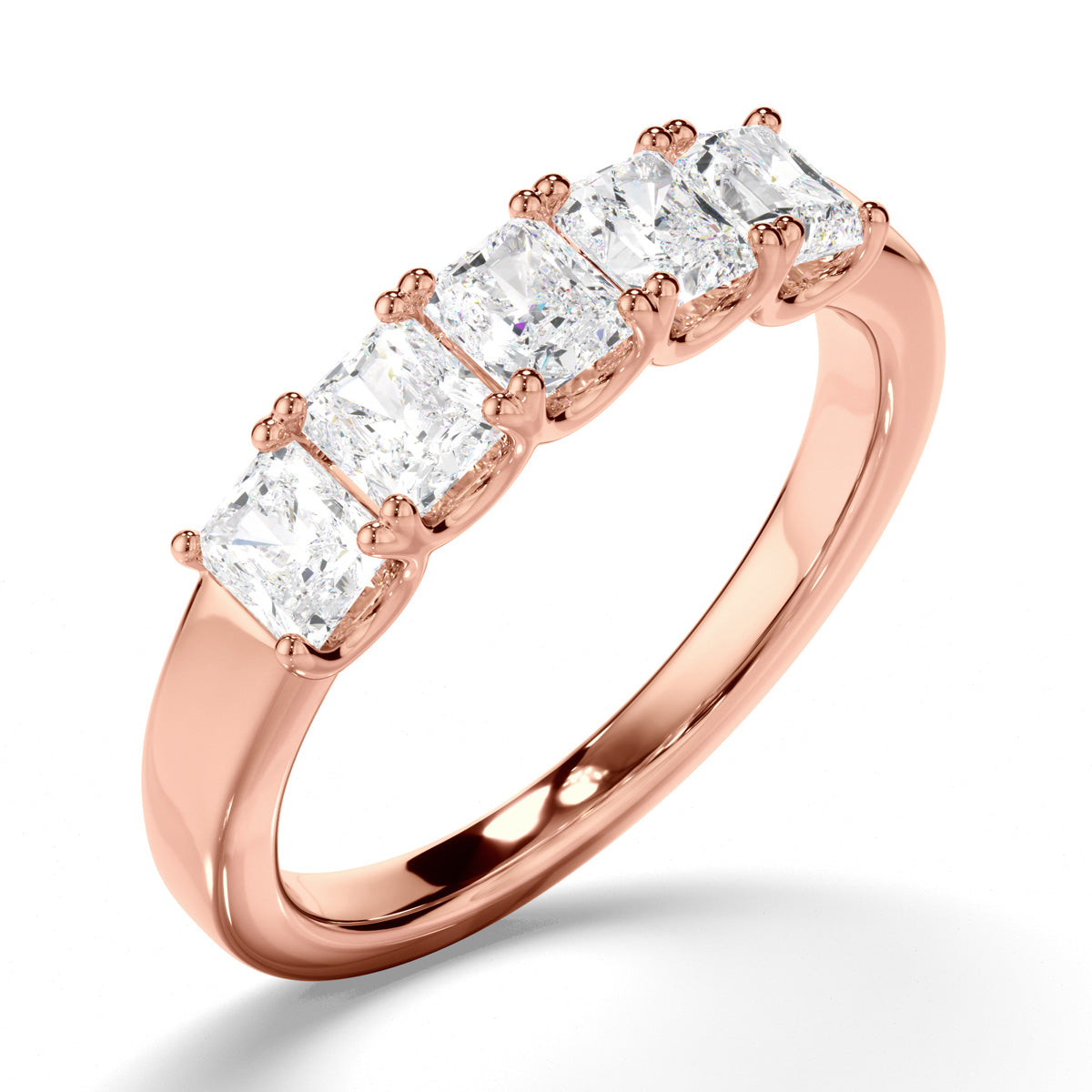 Radiant Cut Diamond Anniversary Ring