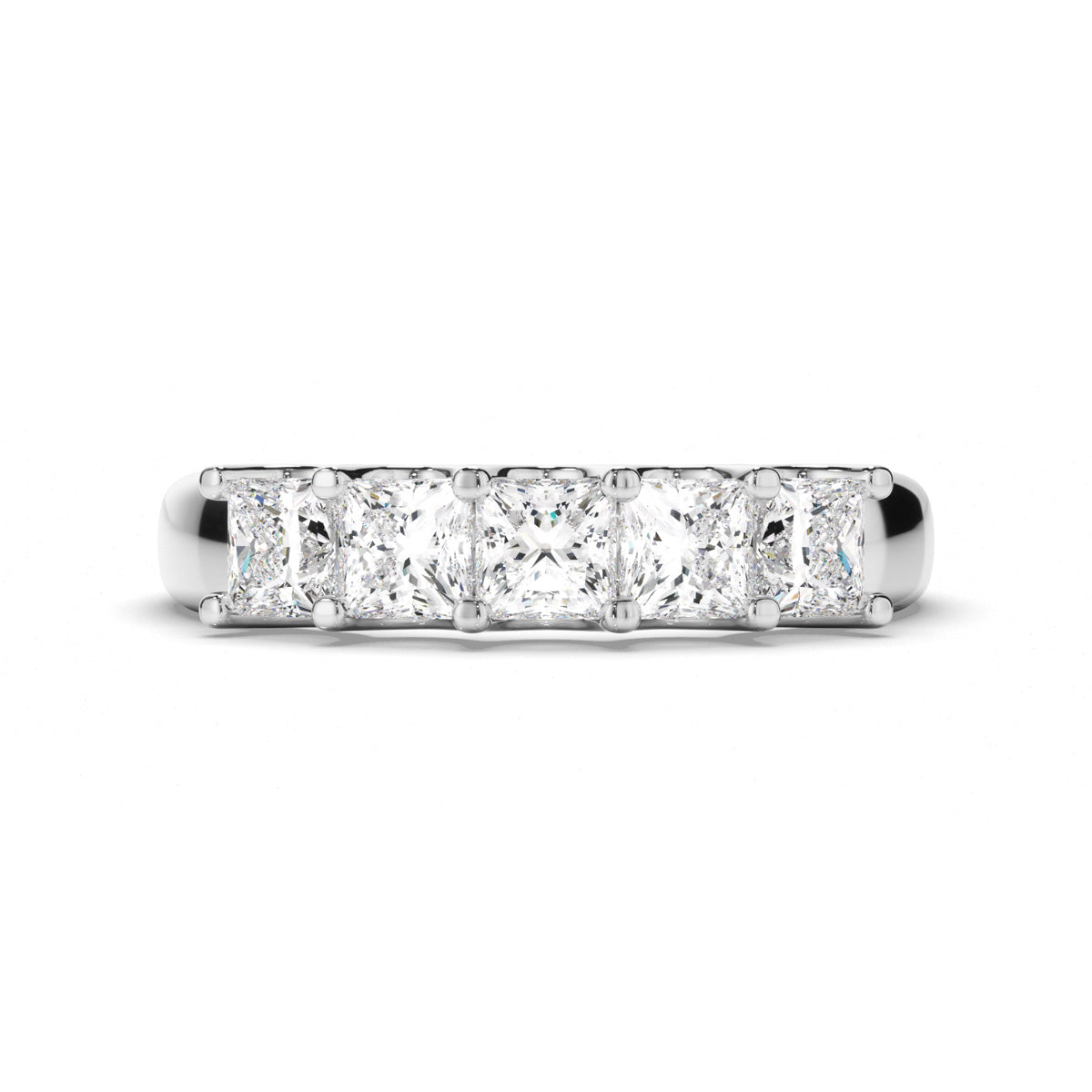 Princess Cut Diamond Anniversary Ring