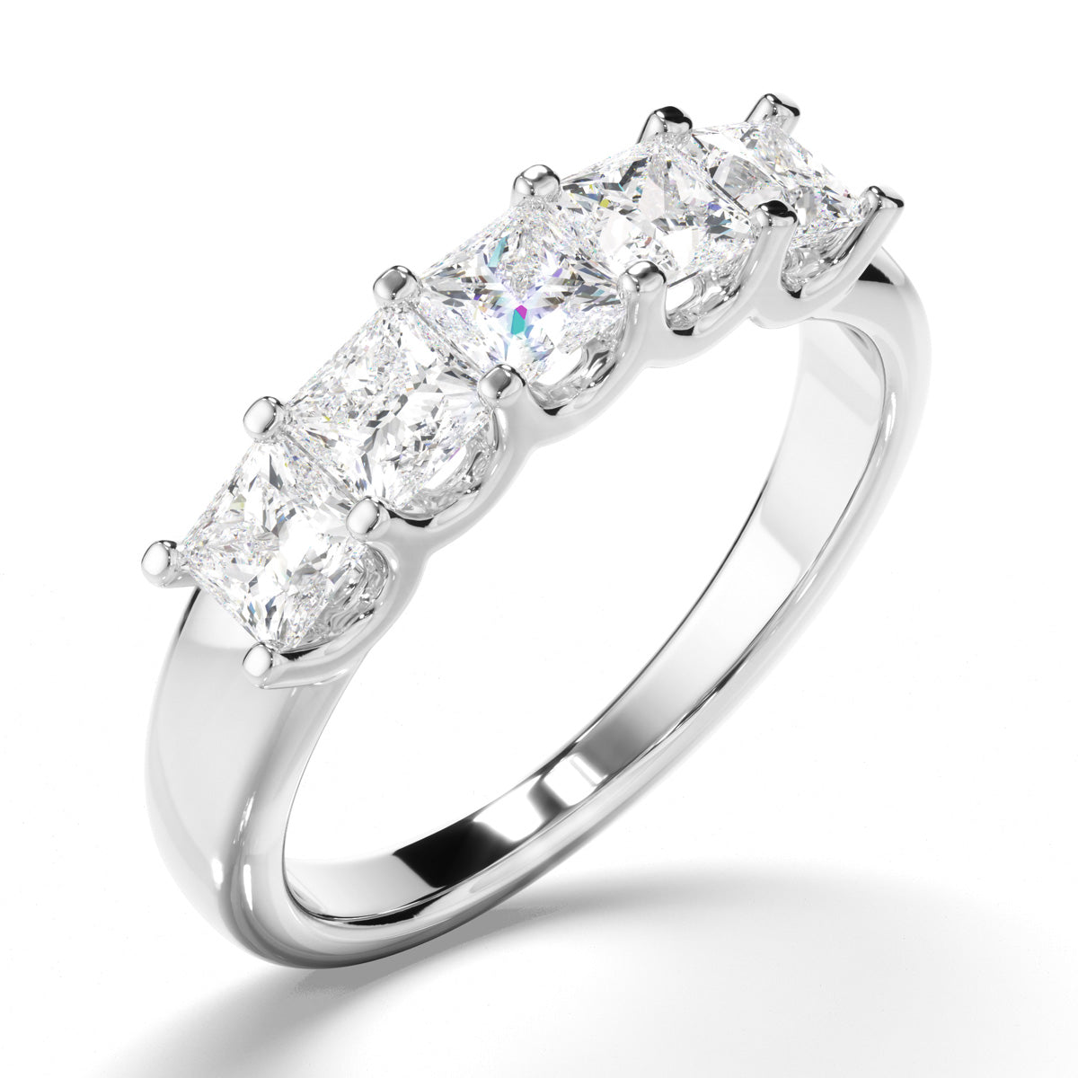 Princess Cut Diamond Anniversary Ring