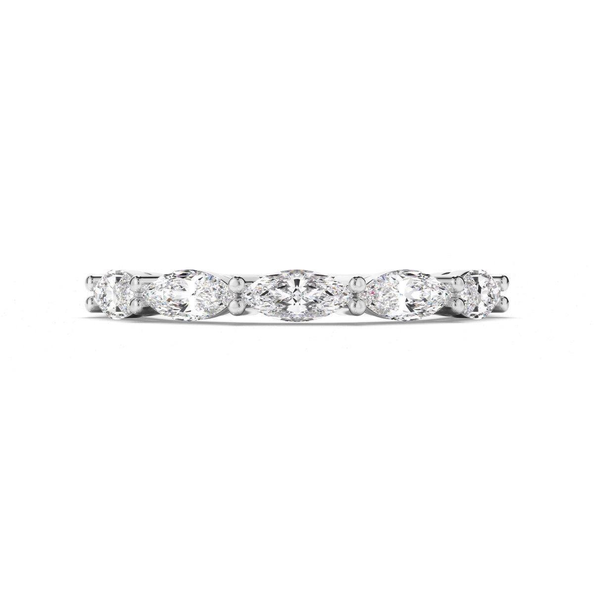 Marquise Cut Diamond Anniversary Ring