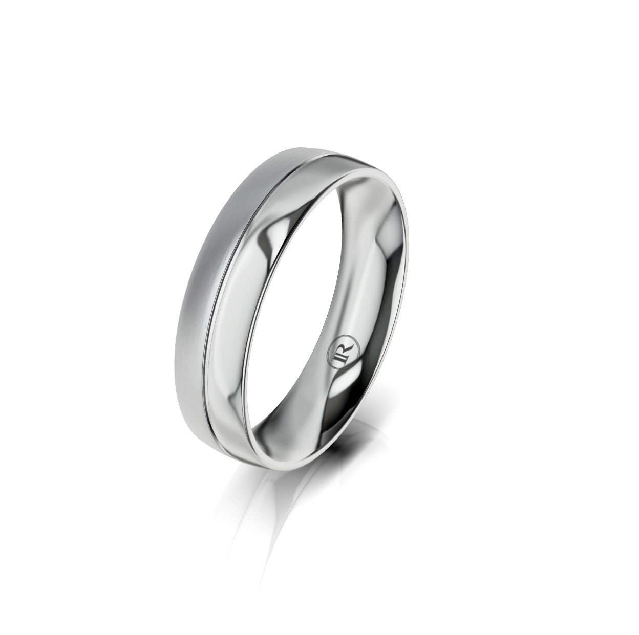 9ct White Gold Wedding Ring