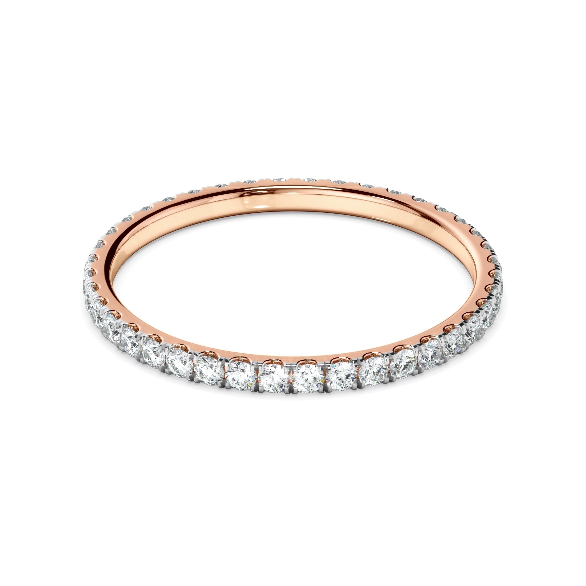 Diamond Claw Set Eternity Wedding Ring